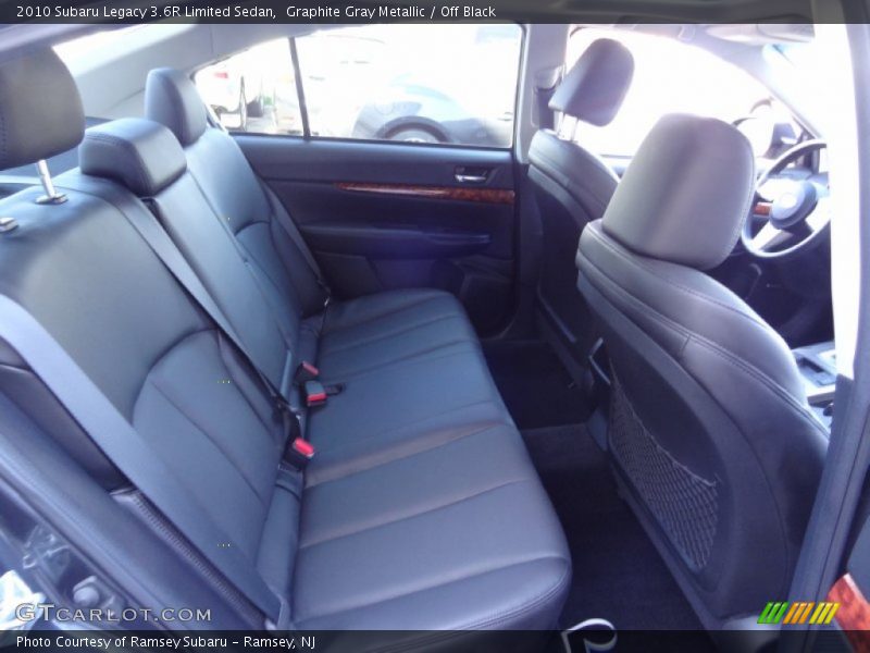Graphite Gray Metallic / Off Black 2010 Subaru Legacy 3.6R Limited Sedan