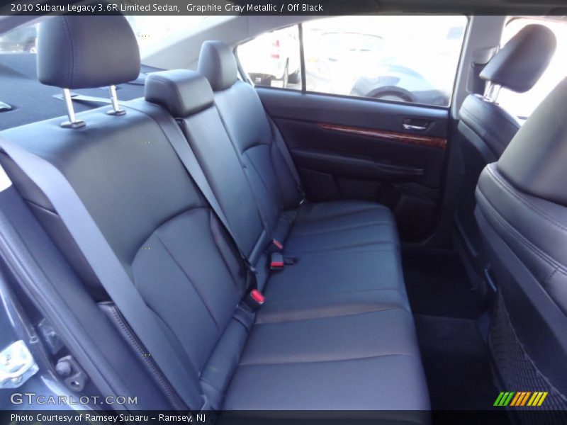 Graphite Gray Metallic / Off Black 2010 Subaru Legacy 3.6R Limited Sedan