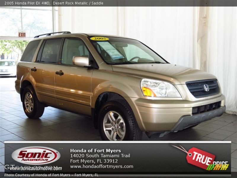 Desert Rock Metallic / Saddle 2005 Honda Pilot EX 4WD