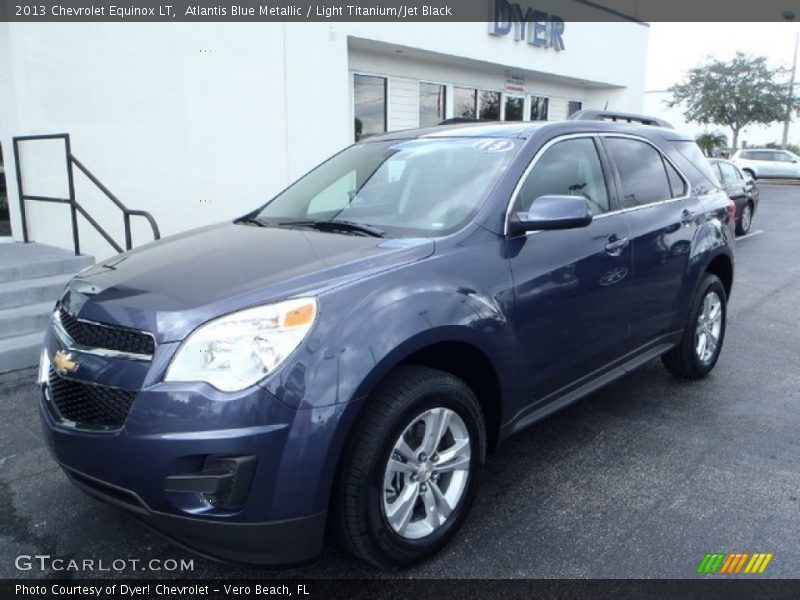 Atlantis Blue Metallic / Light Titanium/Jet Black 2013 Chevrolet Equinox LT