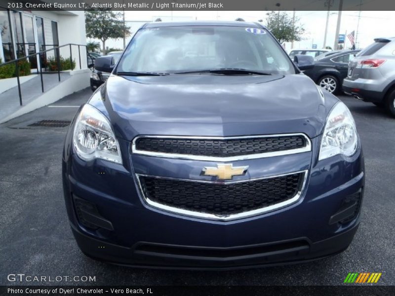 Atlantis Blue Metallic / Light Titanium/Jet Black 2013 Chevrolet Equinox LT