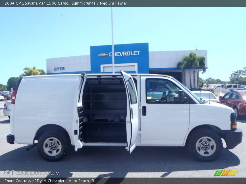 Summit White / Medium Pewter 2004 GMC Savana Van 1500 Cargo