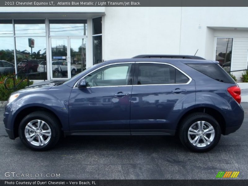 Atlantis Blue Metallic / Light Titanium/Jet Black 2013 Chevrolet Equinox LT