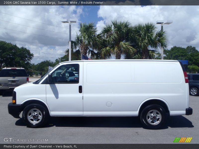 Summit White / Medium Pewter 2004 GMC Savana Van 1500 Cargo