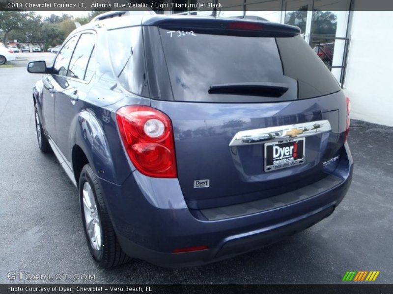 Atlantis Blue Metallic / Light Titanium/Jet Black 2013 Chevrolet Equinox LT