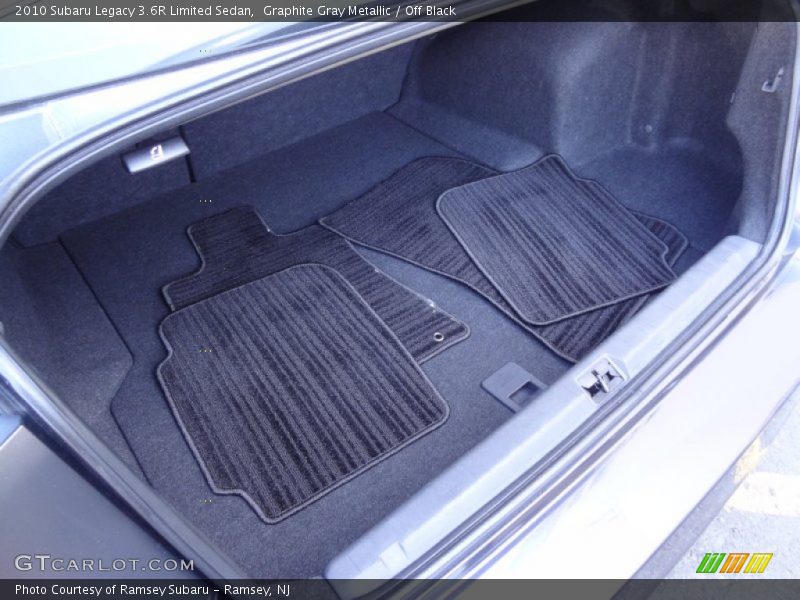 Graphite Gray Metallic / Off Black 2010 Subaru Legacy 3.6R Limited Sedan