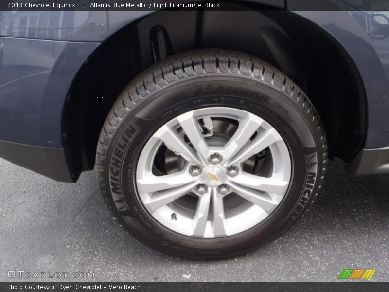 Atlantis Blue Metallic / Light Titanium/Jet Black 2013 Chevrolet Equinox LT