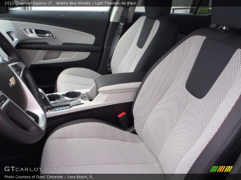 Atlantis Blue Metallic / Light Titanium/Jet Black 2013 Chevrolet Equinox LT
