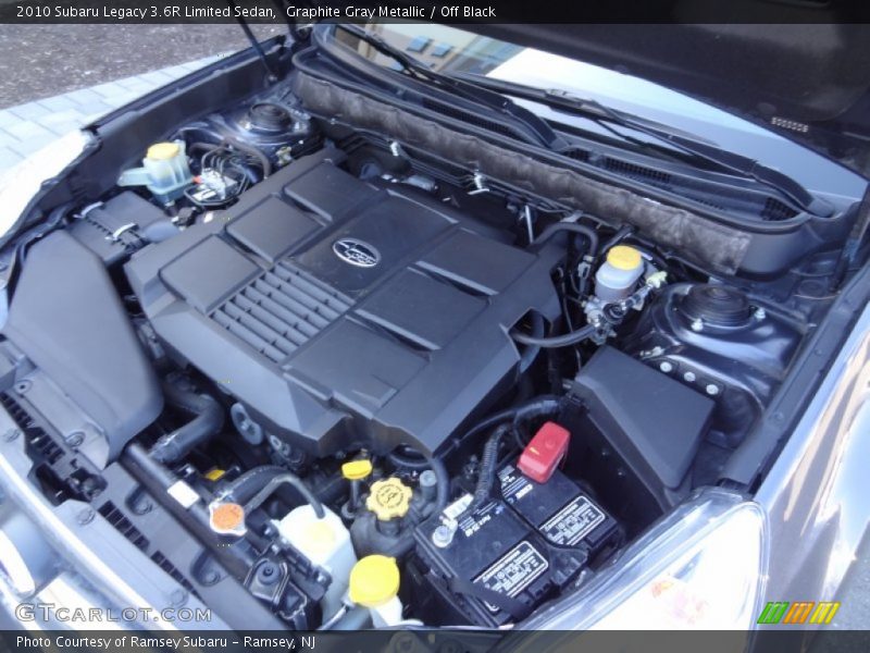 Graphite Gray Metallic / Off Black 2010 Subaru Legacy 3.6R Limited Sedan