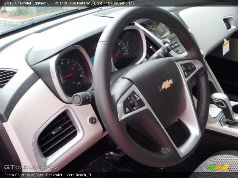 Atlantis Blue Metallic / Light Titanium/Jet Black 2013 Chevrolet Equinox LT