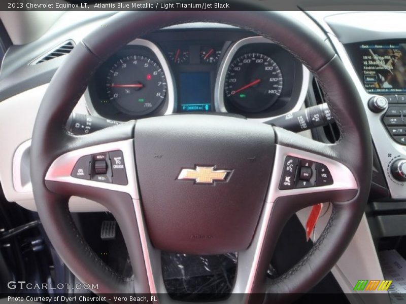 Atlantis Blue Metallic / Light Titanium/Jet Black 2013 Chevrolet Equinox LT