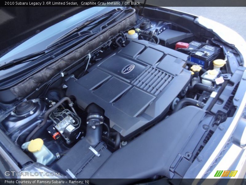 Graphite Gray Metallic / Off Black 2010 Subaru Legacy 3.6R Limited Sedan