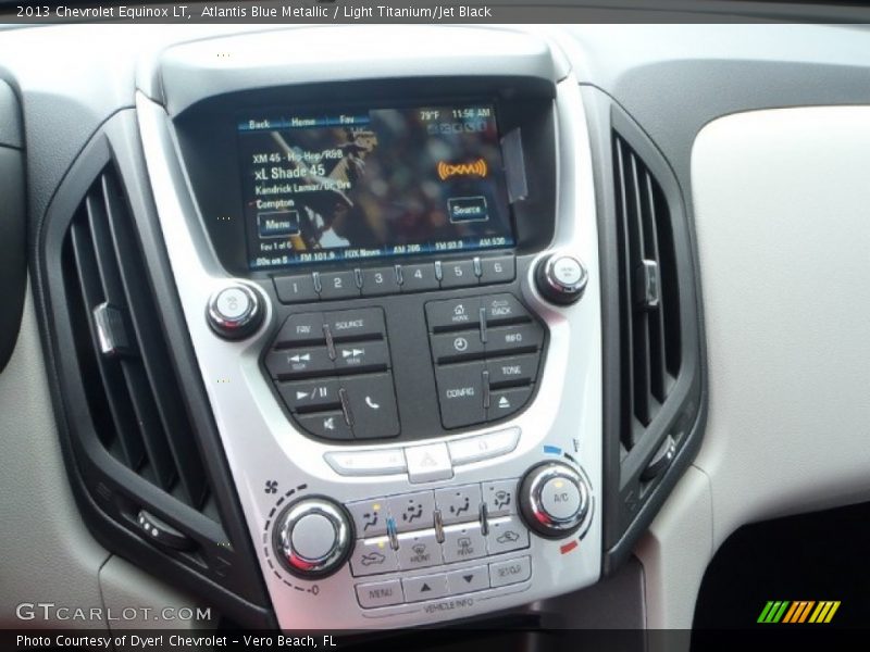 Atlantis Blue Metallic / Light Titanium/Jet Black 2013 Chevrolet Equinox LT