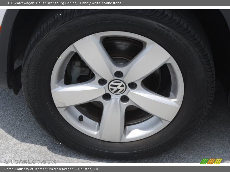 Candy White / Sandstone 2010 Volkswagen Tiguan Wolfsburg Edition