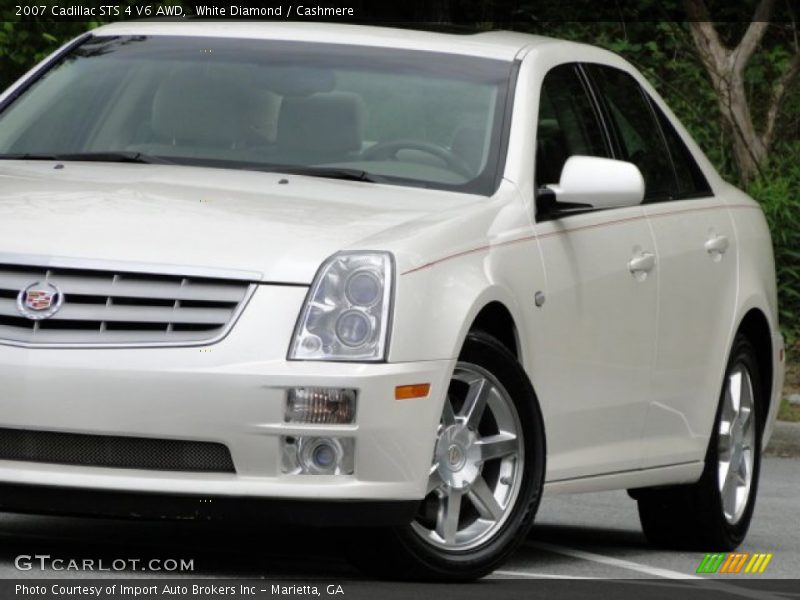 White Diamond / Cashmere 2007 Cadillac STS 4 V6 AWD