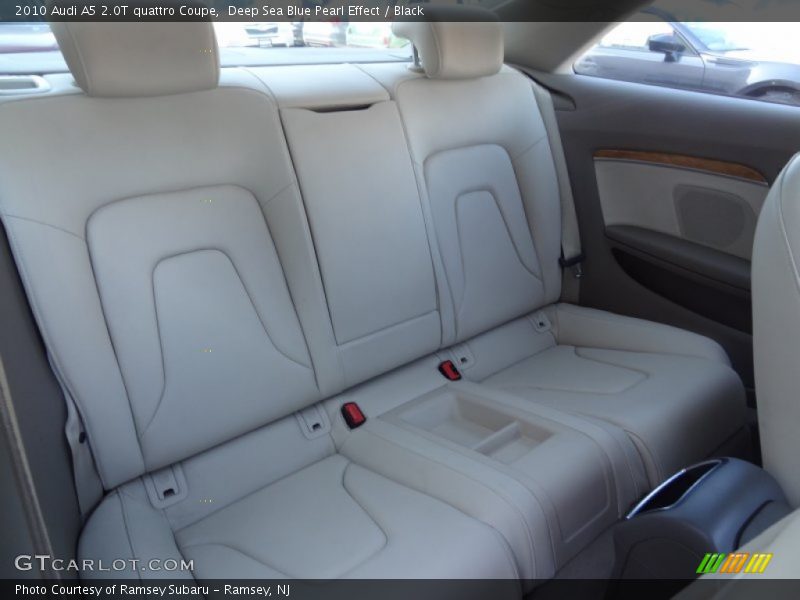 Deep Sea Blue Pearl Effect / Black 2010 Audi A5 2.0T quattro Coupe