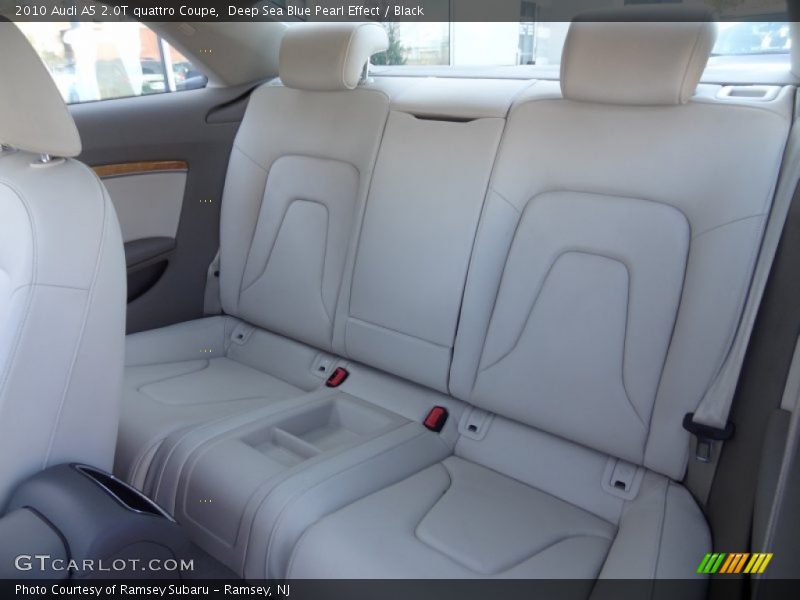 Deep Sea Blue Pearl Effect / Black 2010 Audi A5 2.0T quattro Coupe