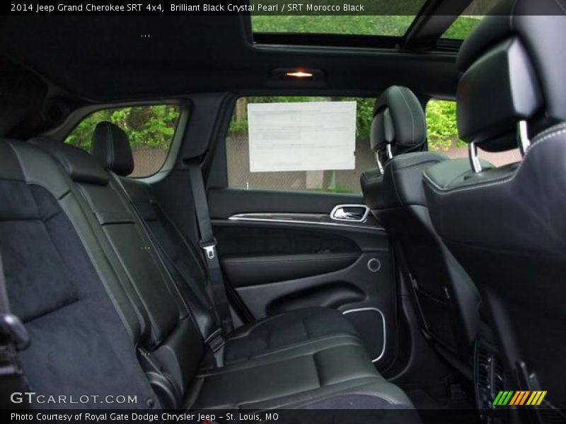 Rear Seat of 2014 Grand Cherokee SRT 4x4