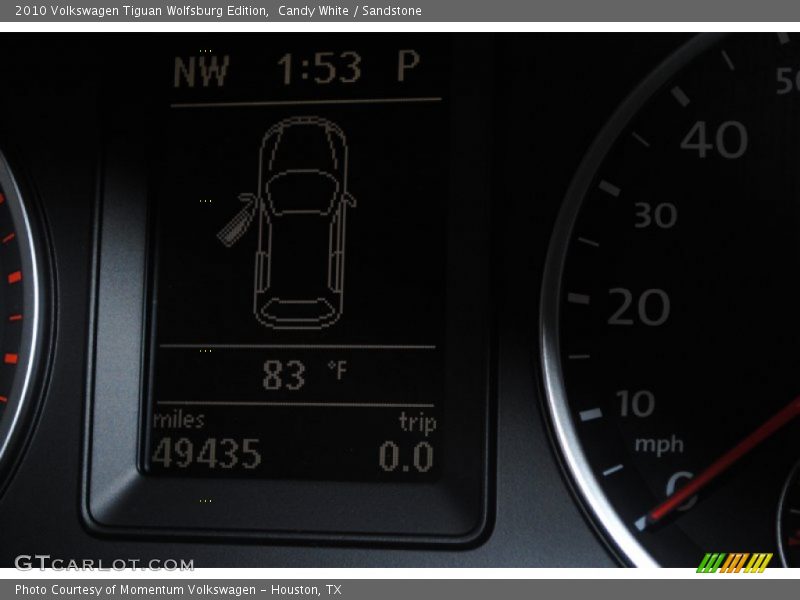 Candy White / Sandstone 2010 Volkswagen Tiguan Wolfsburg Edition