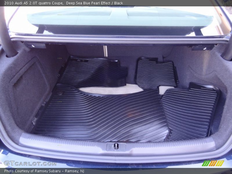 Deep Sea Blue Pearl Effect / Black 2010 Audi A5 2.0T quattro Coupe