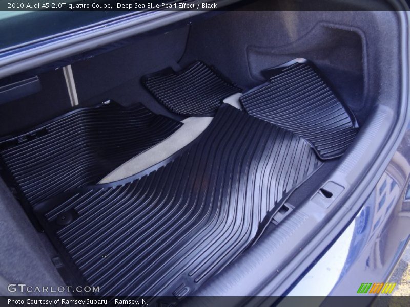 Deep Sea Blue Pearl Effect / Black 2010 Audi A5 2.0T quattro Coupe