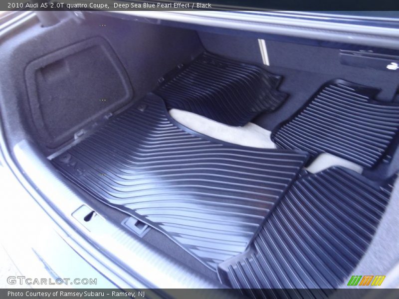 Deep Sea Blue Pearl Effect / Black 2010 Audi A5 2.0T quattro Coupe