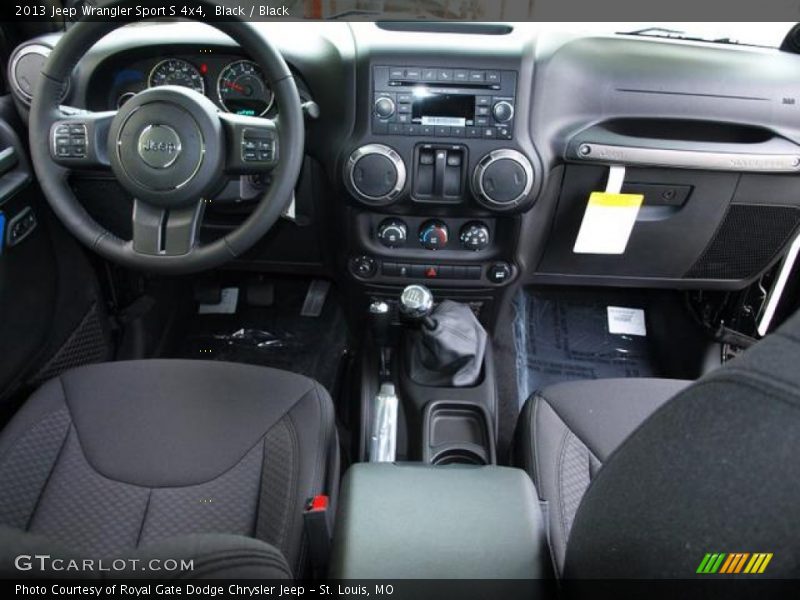Black / Black 2013 Jeep Wrangler Sport S 4x4