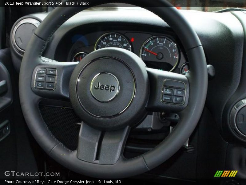 Black / Black 2013 Jeep Wrangler Sport S 4x4