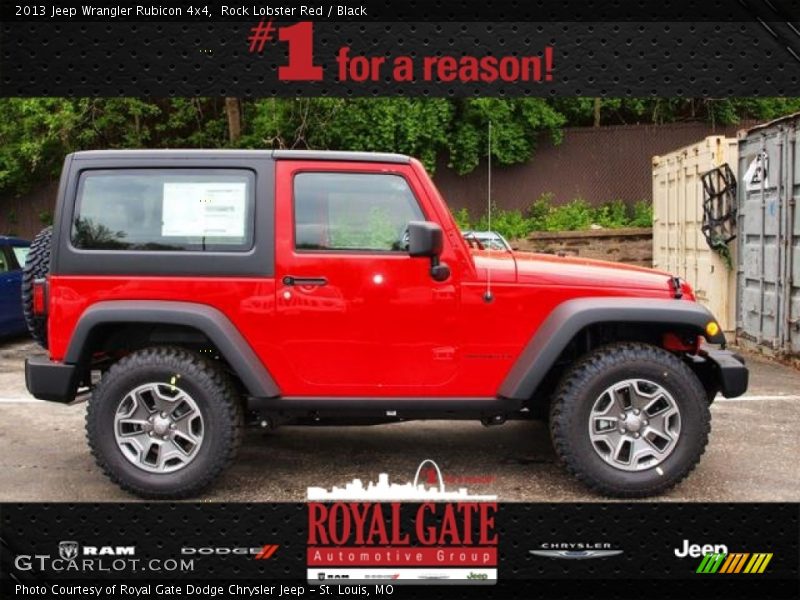 Rock Lobster Red / Black 2013 Jeep Wrangler Rubicon 4x4