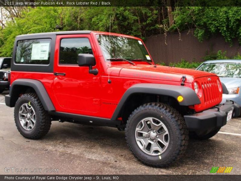 Rock Lobster Red / Black 2013 Jeep Wrangler Rubicon 4x4