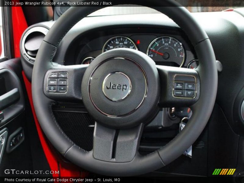 Rock Lobster Red / Black 2013 Jeep Wrangler Rubicon 4x4