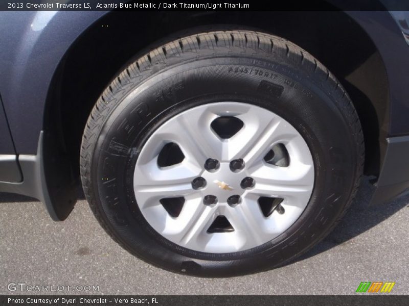 Atlantis Blue Metallic / Dark Titanium/Light Titanium 2013 Chevrolet Traverse LS