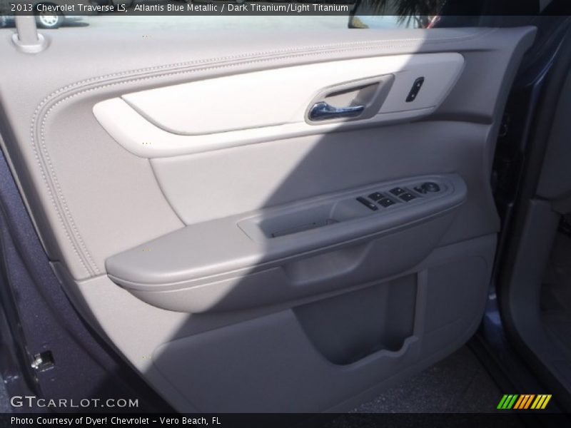 Atlantis Blue Metallic / Dark Titanium/Light Titanium 2013 Chevrolet Traverse LS
