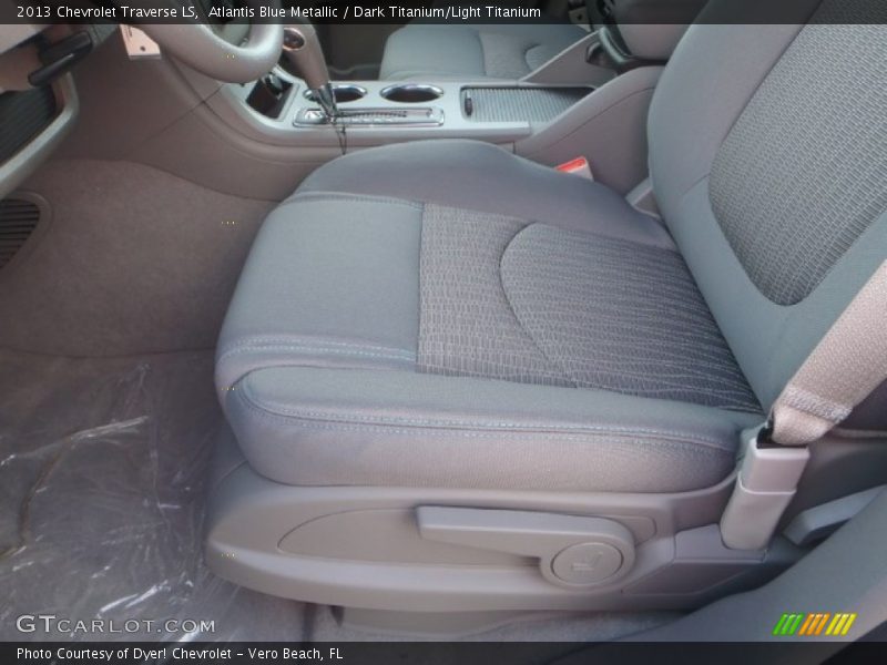 Atlantis Blue Metallic / Dark Titanium/Light Titanium 2013 Chevrolet Traverse LS