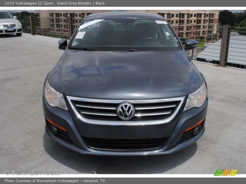 Island Grey Metallic / Black 2010 Volkswagen CC Sport