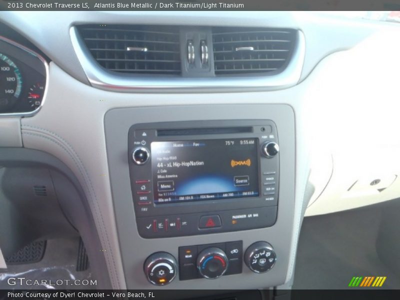 Atlantis Blue Metallic / Dark Titanium/Light Titanium 2013 Chevrolet Traverse LS