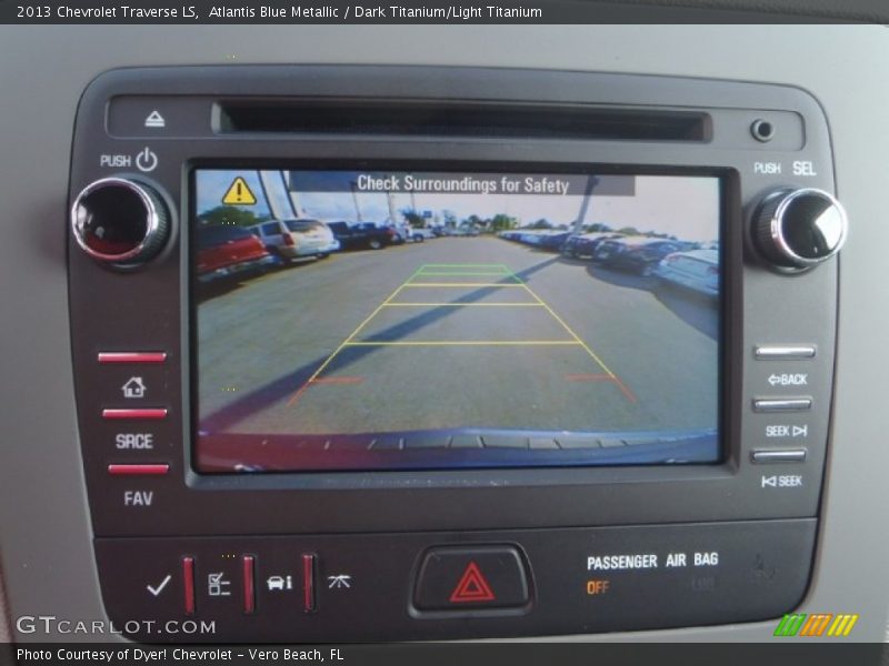 Atlantis Blue Metallic / Dark Titanium/Light Titanium 2013 Chevrolet Traverse LS