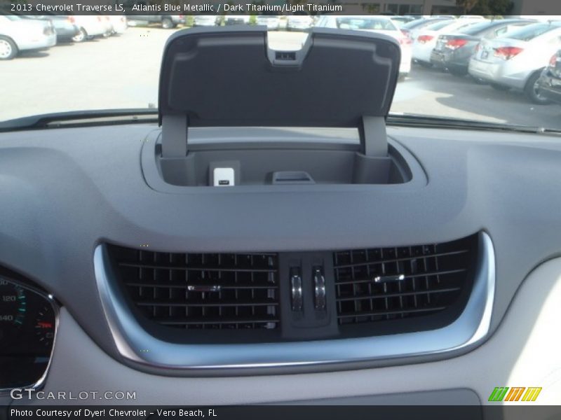 Atlantis Blue Metallic / Dark Titanium/Light Titanium 2013 Chevrolet Traverse LS