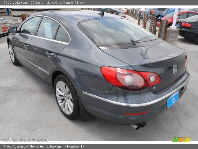 Island Grey Metallic / Black 2010 Volkswagen CC Sport
