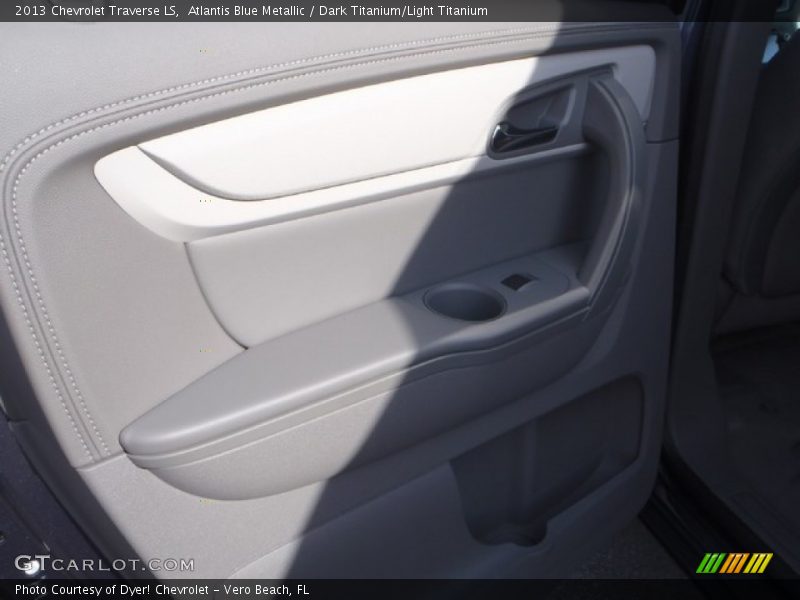 Atlantis Blue Metallic / Dark Titanium/Light Titanium 2013 Chevrolet Traverse LS