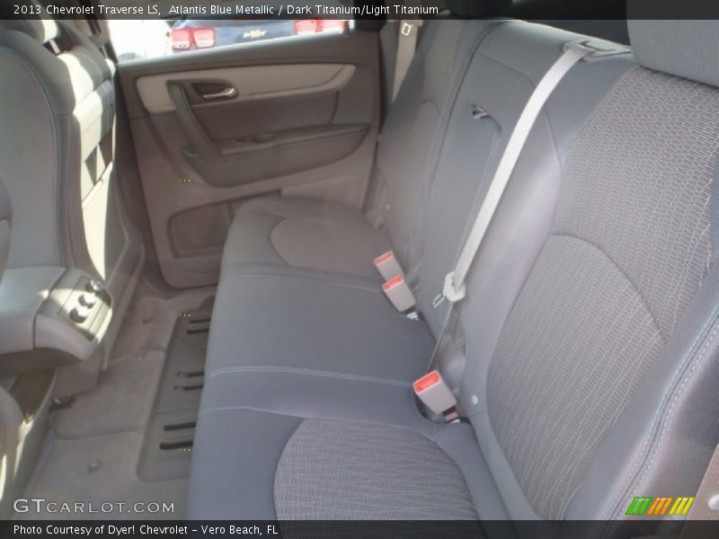 Atlantis Blue Metallic / Dark Titanium/Light Titanium 2013 Chevrolet Traverse LS