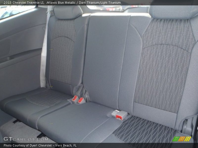 Atlantis Blue Metallic / Dark Titanium/Light Titanium 2013 Chevrolet Traverse LS