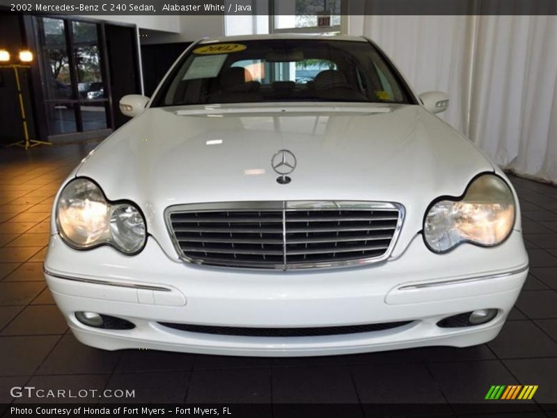 Alabaster White / Java 2002 Mercedes-Benz C 240 Sedan