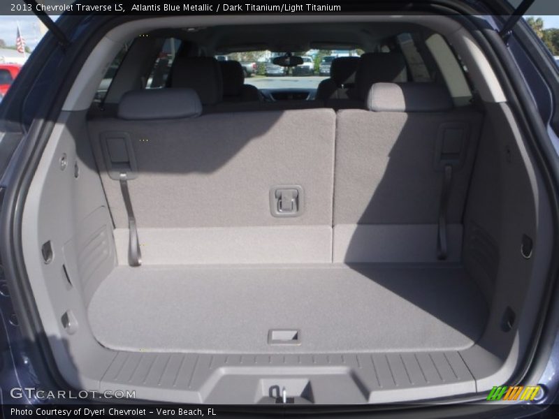 Atlantis Blue Metallic / Dark Titanium/Light Titanium 2013 Chevrolet Traverse LS