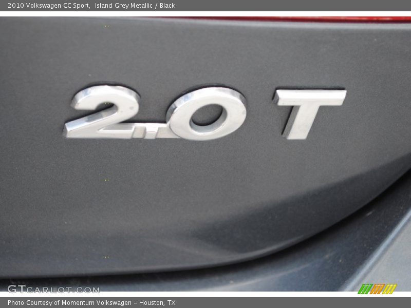 Island Grey Metallic / Black 2010 Volkswagen CC Sport
