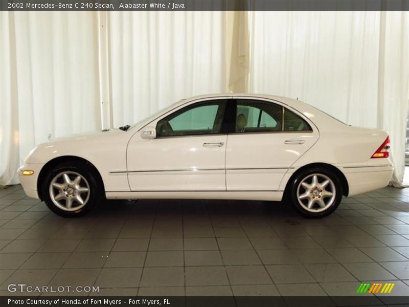 Alabaster White / Java 2002 Mercedes-Benz C 240 Sedan