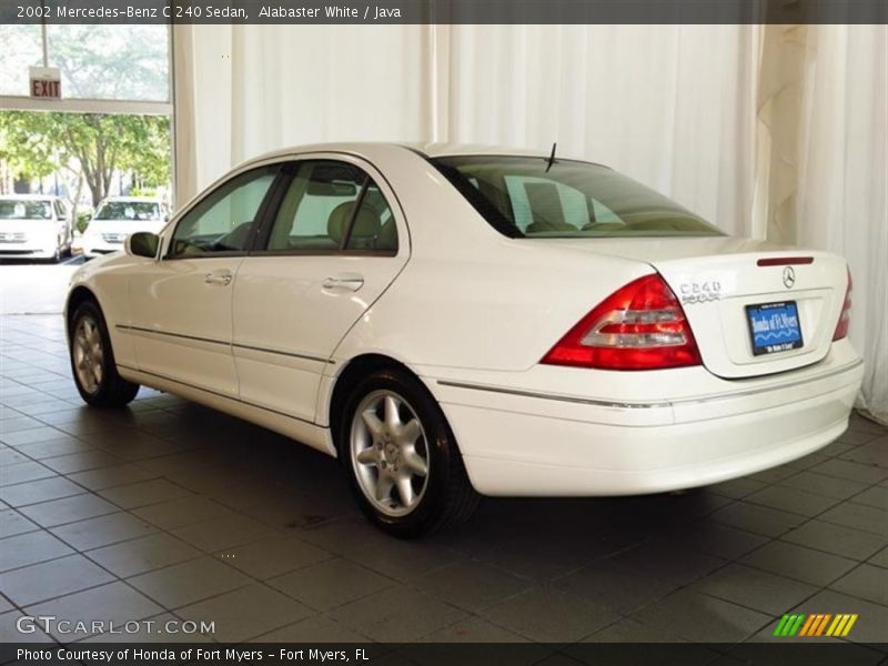 Alabaster White / Java 2002 Mercedes-Benz C 240 Sedan