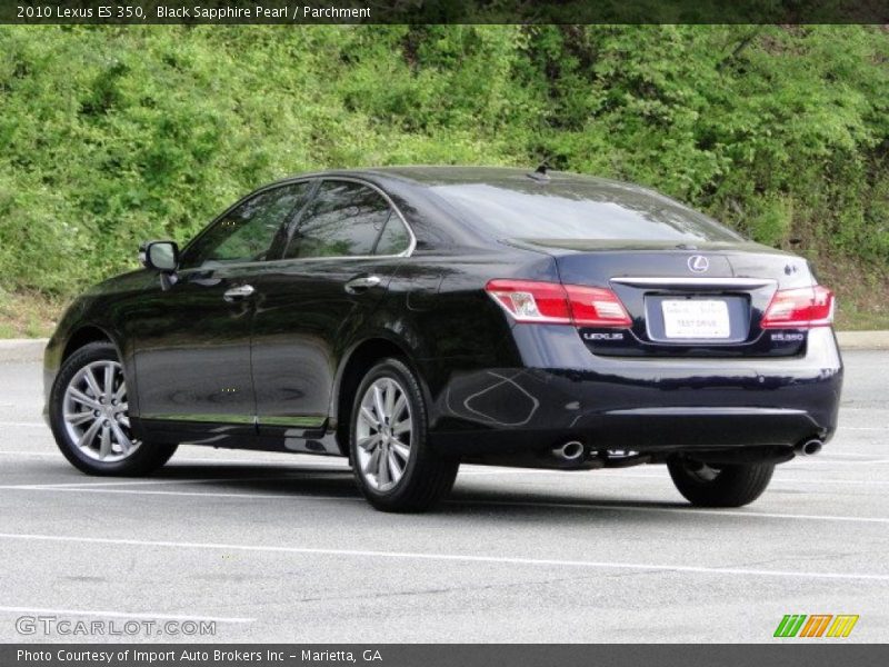 Black Sapphire Pearl / Parchment 2010 Lexus ES 350