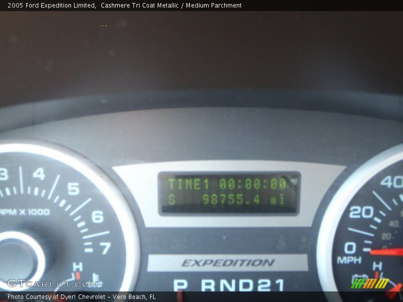 Cashmere Tri Coat Metallic / Medium Parchment 2005 Ford Expedition Limited