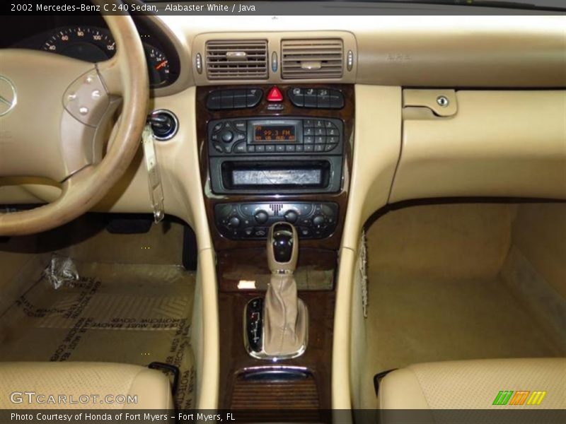 Alabaster White / Java 2002 Mercedes-Benz C 240 Sedan